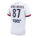 Paris Saint-Germain Joao Neves #87 Bortedrakt 2025-26 Korte ermer